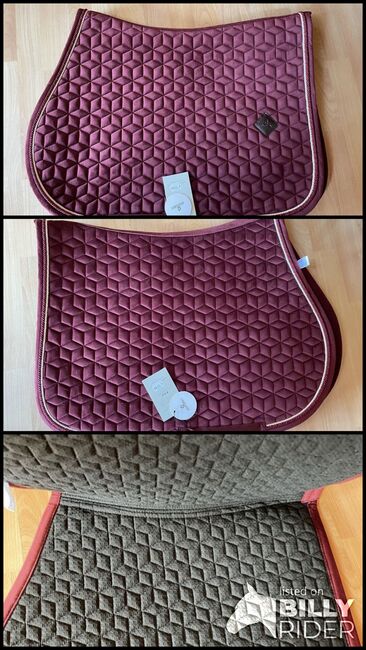 Kentucky Horsewear Velvet Schabracke bordeaux springen, Kentucky Horsewear , Kelly Daum , For Horses, Freudenstadt, Image 4