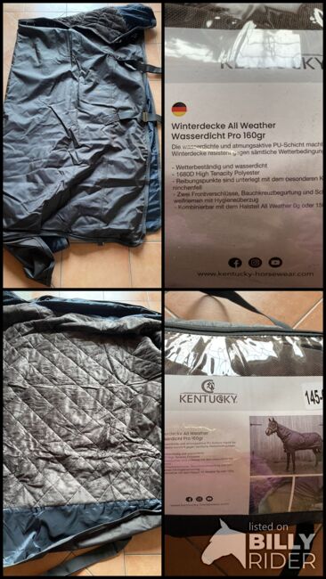 KENTUCKY Outdoordecke, 160 g, wasserdicht, braun, Kentucky Horseware OUTDOORDECKE 160G ALL WEATHER WATERPROOF PRO LIMITED EDITION, Adriana, Pferdedecken, Haus, Abbildung 6