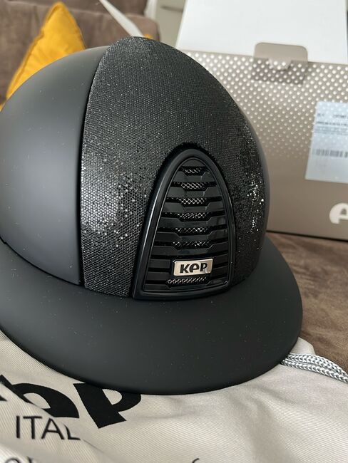 KEP Reithelm Cromo 2.0 Matt Inserto Glitter mit Polo-Schirm, KEP Cromo 2.0, Elisa, Riding Helmets, Kühnsdorf 