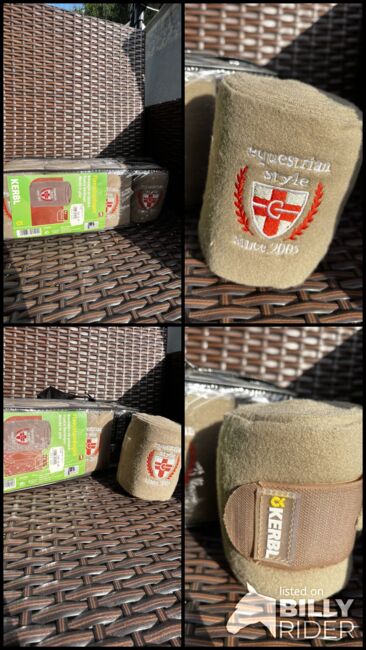 Kerbl Fleecebandagen, braun, 4 Stück, Neu, Kerbl , G. W., Horse Bandages & Wraps, Dommershausen, Image 5