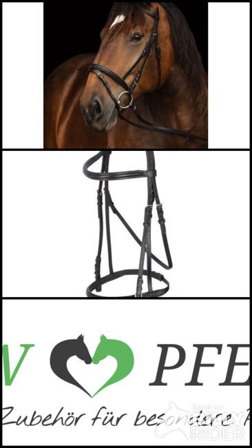 Kerbl Trensenzaum Kaltblut schwarz UVP 34,99€, WOW Pferd  (WOW Pferd), Bridles & Headstalls, Bayern - Attenkirchen, Image 4