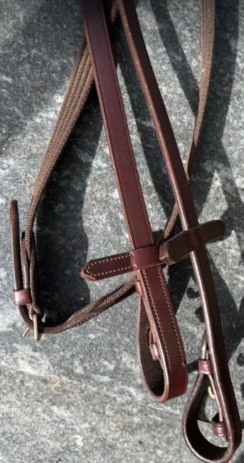 Kieffer Arezzo braun mit goldenen Steinchen Stirnriemen, Kieffer Arezzo , C. O'Connor, Bridles & Headstalls, Bielefeld 