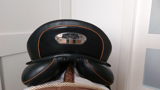 Kieffer Ascona 2 Dressursattel 17/17,5 schwarz-cognac wie neu inkl. Sattelpass+ Restgarantie, Kieffer Ascona 2, Mareike K, Dressage Saddle, Marsberg, Image 7