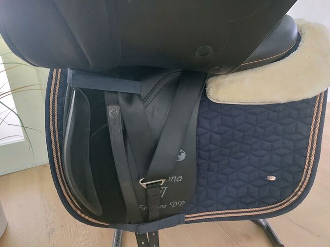 Kieffer Ascona 2 Dressursattel 17 schwarz-cognac wie neu 1. Hand viele Extras Restgarantie, Kieffer  Ascona 2, Mareike K, Dressage Saddle, Marsberg, Image 5