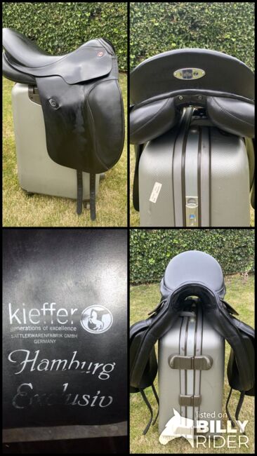 Kieffer Black Dressage Saddle, Kieffer, Heidi , Siodła ujeżdżeniowe, Cambridge, Image 5