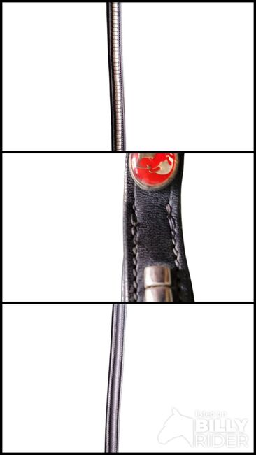 Kieffer Stirnriemen Schwarz 40 cm, Kieffer, Andrea Schürmann, Browbands, Lichtenau, Image 4
