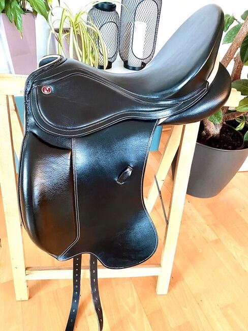 Kieffer Kopenhagen Exclusiv Dressusattel 17 Zoll Gr 1 wNEU, Kieffer Kopenhagen Exclusiv, Lachmann Diana , Dressage Saddle, Fürth