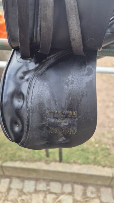 Kieffer Dressursattel schwarz, Kieffer Lusiano, Emma Kasper, Dressage Saddle, Ilmenau, Image 3