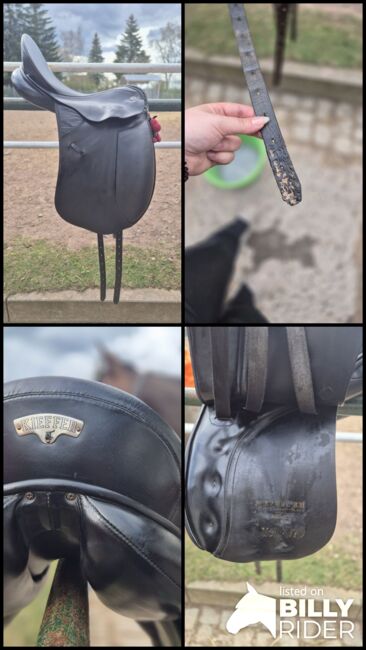 Kieffer Dressursattel schwarz, Kieffer Lusiano, Emma Kasper, Dressage Saddle, Ilmenau, Image 9