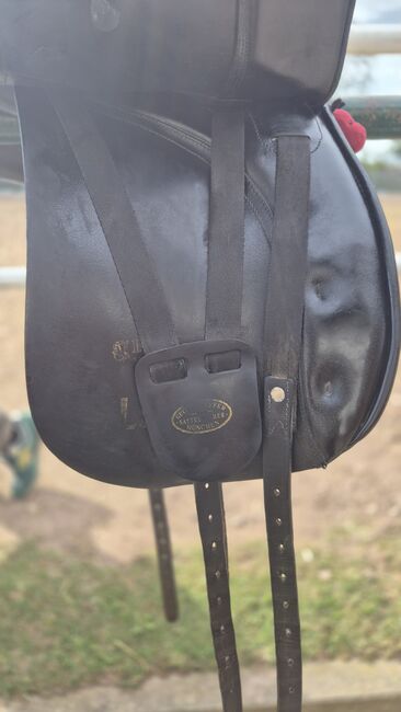 Kieffer Dressursattel schwarz, Kieffer Lusiano, Emma Kasper, Dressage Saddle, Ilmenau, Image 2