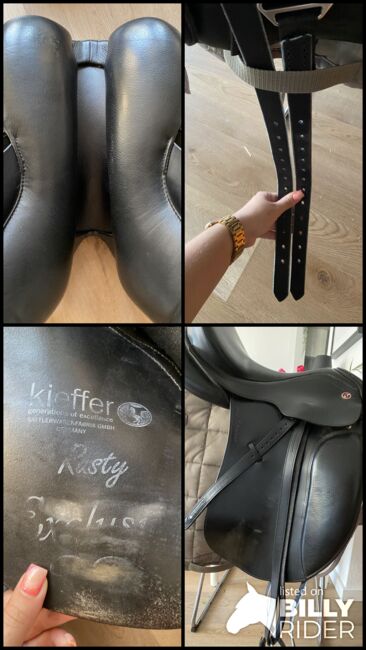 Kieffer Dressursattel Rusty Exklusiv DP neueres Modell, Kieffer Rusty exklusiv , Marina , Dressage Saddle, Delmenhorst , Image 9