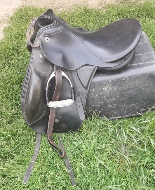 Kieffer Dressur Lech DL Excellent 18 tief KW 32 schwarz, Kieffer Lech DL EXCELLENT, CPR Ranch, Dressage Saddle, Dormagen, Image 3