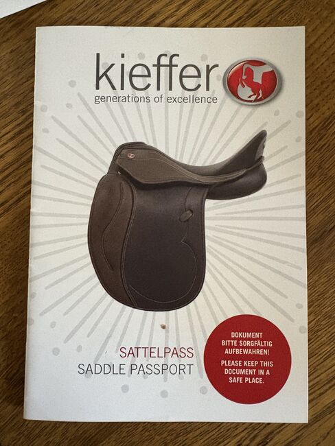 Kieffer Dressursattel, absolut neuwertig, Kieffer Lindau Exclusive, Martina Knoblauch, Dressage Saddle, Uhldingen-Mühlhofen, Image 9