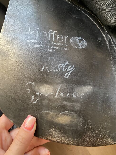 Kieffer Dressursattel Rusty Exklusiv DP neueres Modell, Kieffer Rusty exklusiv , Marina , Dressage Saddle, Delmenhorst , Image 6