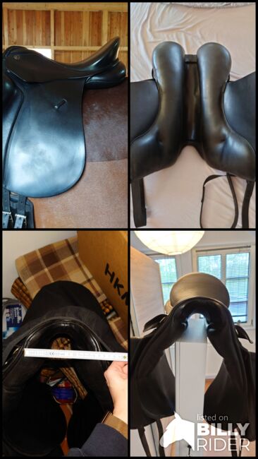 Kieffer Dressursattel olympic athen 17 Zoll mittlere 32er kammer, Kieffer  Olympic athen , K. Werner, Dressage Saddle, Westerwalsede, Image 12