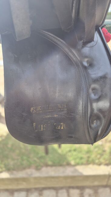 Kieffer Dressursattel schwarz, Kieffer Lusiano, Emma Kasper, Dressage Saddle, Ilmenau, Image 4