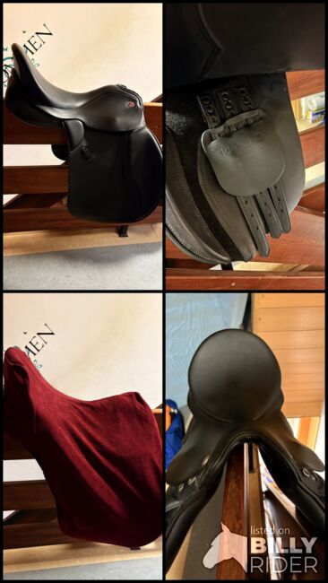 Kieffer Vielseitigkeitssattel EUROPE CT COMFORT, Kieffer  Vielseitigkeitssattel Schwerpunkt Dressur , Chantal Hartnagel, All Purpose Saddle, Feuchtwangen , Image 7