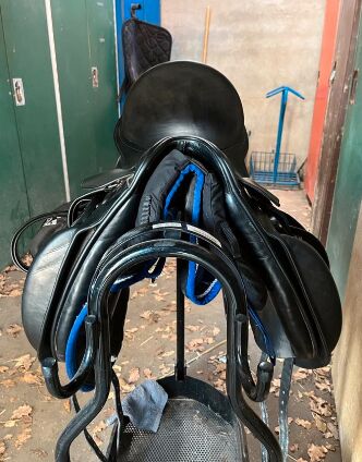 Kieffer Lech professional DL Gr. 2 / 18 Zoll 32er Kammer, Kieffer Lech professional DL, Steffi, Dressage Saddle, Nienburg, Image 4