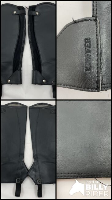 Kieffer Reitletten, schwarz, Gr. M, Kieffer  Secu Kurz-Chaps, Johanna , Half Chaps, Reutlingen , Image 6