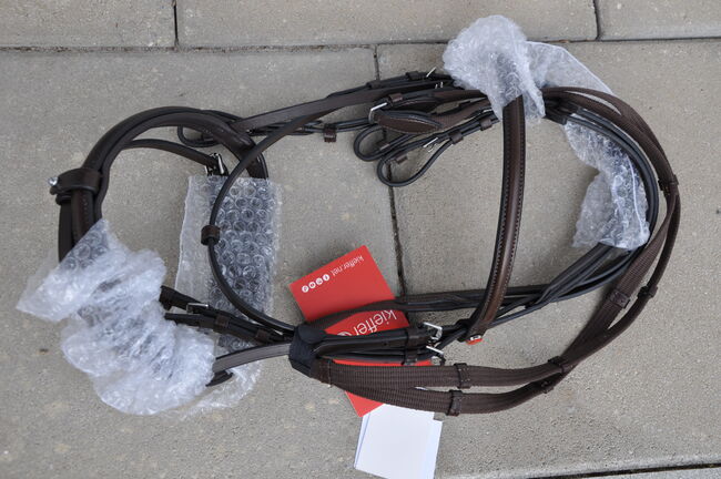 Kieffer Trensenzaum schmal ANJA BERAN in braun VB, Kieffer, Moni, Bridles & Headstalls, Attenkirchen, Image 4