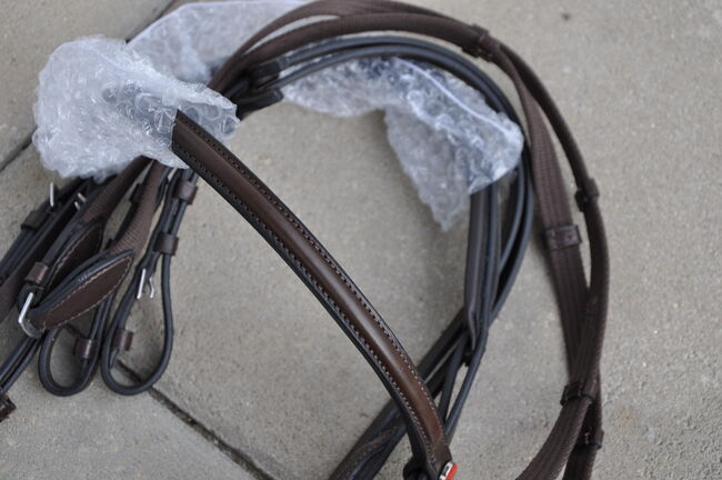 Kieffer Trensenzaum schmal ANJA BERAN in braun VB, Kieffer, Moni, Bridles & Headstalls, Attenkirchen, Image 3