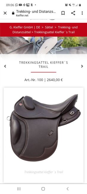 Kieffer Wanderreitsattel, Kieffer, Sonja , Endurance Saddle, Wien