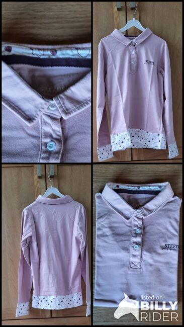 Kinder-Langarmpoloshirt rosa Gr.164, Steeds, Sandra, Children's Shirts & Tops, Weiler, Image 6