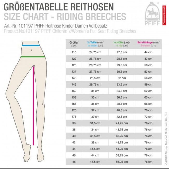 Kinderreithose, Pfiff, Biggi, Kinder-Reithosen, Lohr, Abbildung 4