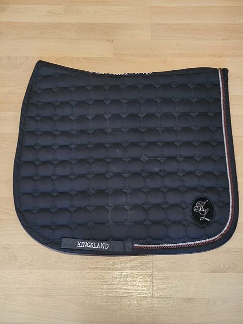 Kingsland Dressur Schabracke dunkel blau neuwertig, Kingsland , Jessica, Schabracken, Kettig