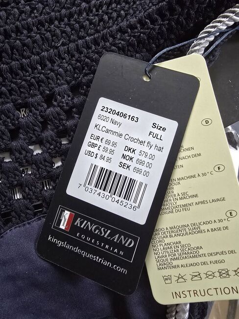 Kingsland Fliegenhaube Full in navy neu Neupreis 69,- €, Kingsland, Pferdi, Fly & Insect Control, Ponitz, Image 2