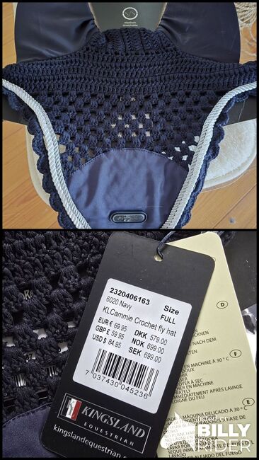 Kingsland Fliegenhaube Full in navy neu Neupreis 69,- €, Kingsland, Pferdi, Fly & Insect Control, Ponitz, Image 3