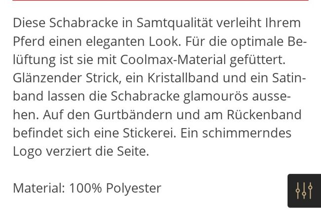 ⭐Kingsland/Neuwertige Schabracke Tehila DR⭐, Kingsland  Tehila , Familie Rose, Schabracken, Wrestedt, Abbildung 5