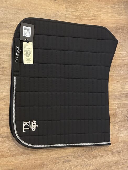 Kingsland Schabracke schwarz wb Dressur dl neu, Kingsland, Pferd , Dressage Pads, Velbert