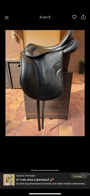 Kingsley Dressursattel D1 – 18”, schwarz, guter Zustand, Kingsley D1, Lisa Skeide, Dressursattel, Rheinberg , Abbildung 4