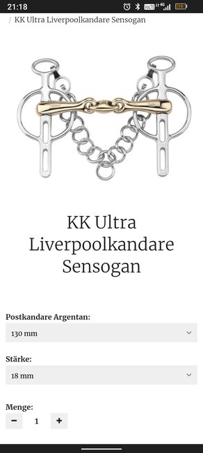 KK Ultra Liverpoolkandare Sensogan Fahrkandare, Sprenger  Fahrkandare , Nicole , Horse Bits, Mühlheim, Image 2