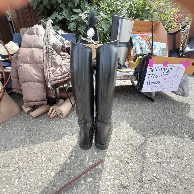 Klassische Lederreitstiefel, N.n. Hochwertige Dressurreitstiefel, Susanne Pourroy , Reitstiefel, Finning, Abbildung 3