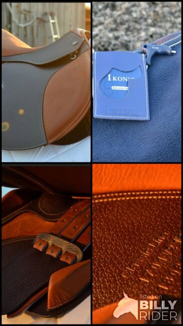 Springsattel Classic, light brown von Ikonic, Größe: 16,5", Farbe: Braun, Ikonic Classic Line, Wiebke, Siodła skokowe, Auerbach, Image 7