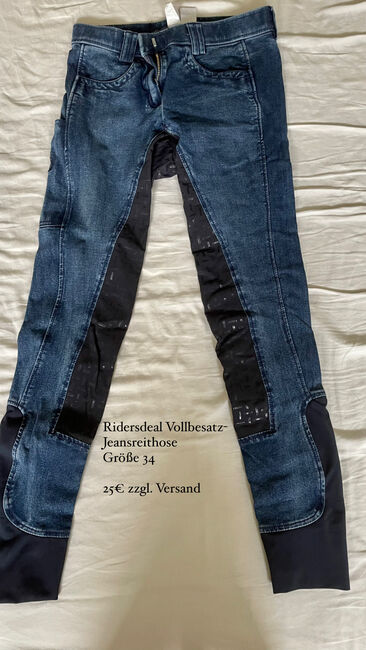 Vollbesatz Reithose 34, Ridersdeal  Vollbesatz Reithose, Carolin Fritz, Breeches & Jodhpurs, Erbach 