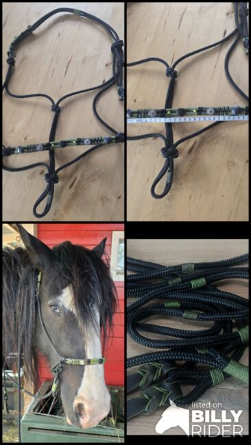 Knotenhalfter "Black Pepper", Colorful Pearl Knotenhalfter "Black Pepper", Conny Repschläger, Bitless Bridles, Winsen, Image 5