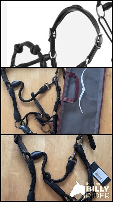 Knotenhalfter Leder Animo neu, Animo, Jäckle, Halters, Rielasingen-Worblingen, Image 4
