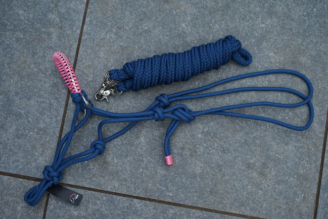 Knotenhalfter mit Zügeln WB Sidepull gebisslos HKM Ringe Reitknotenhalfter, HKM, AC, Bitless Bridles, Velbert