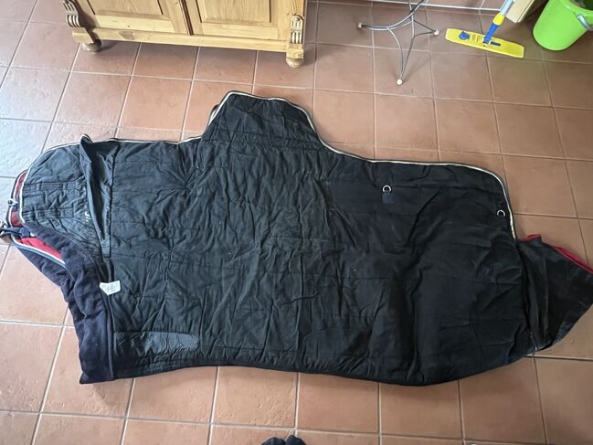 Decke / Stalldecke 400g 165cm, Fouganze  STABLE 400 "3" RED DARK BLUE, Berneiser, Derki dla konia, Elz, Image 9