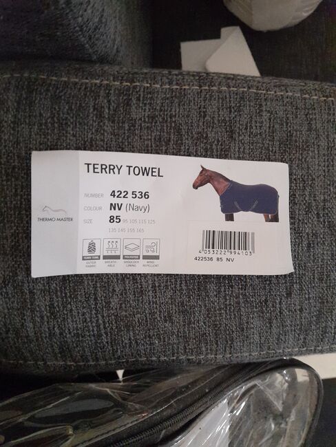 Shetty fleece decke gr. 85cm, Thermo Master Terry Towel, Josi, Derki dla konia, Geringswalde , Image 3