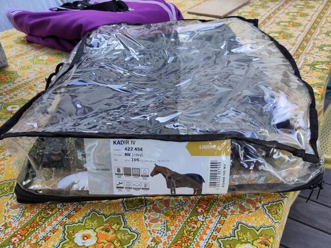 Regendecke Outdoordecke 105cm 0g Pony, Thermo Master Kadir IV, Maja, Derki dla konia, Stuttgart, Image 10