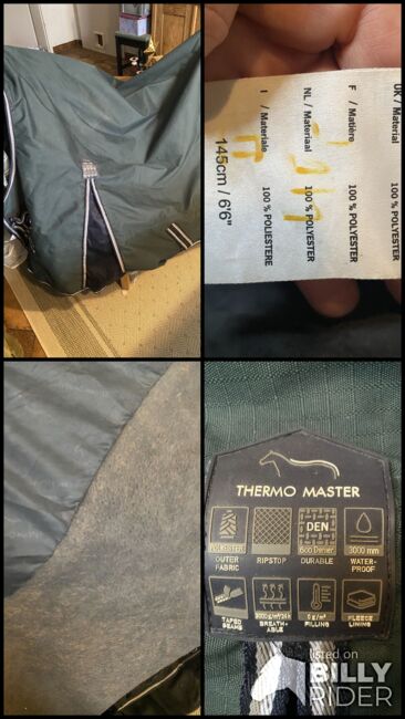Thermo Master Decke mit Fleece 145 cm, Krämer Thermo Master , Stephanie Schlott, Derki dla konia, Mannheim, Image 6