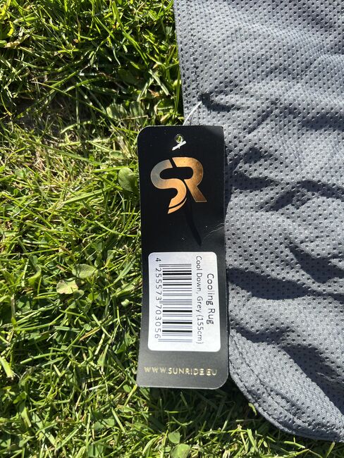 Kühldecke mit Halsteil und Tuch - Sunride Cool Down - Farbe Grau, Sun Ride Cool Down, Tom, Horse Blankets, Sheets & Coolers, Herne, Image 10