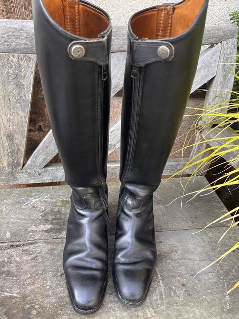 Königs Lederreitstiefel Reißverschluss Dressurstiefel Gr. 39 schwarz mit Gummisohle, Königs, Roxane, Riding Boots, Wegberg, Image 4