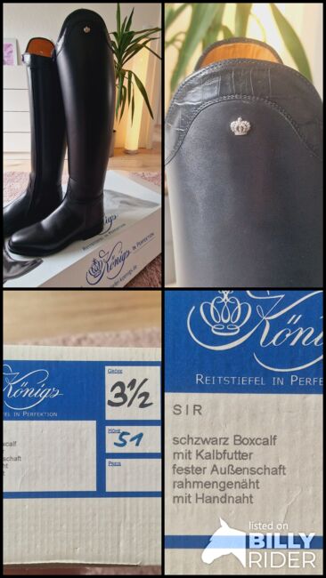 Königs Sir Dressurstiefel RV, Königs Sir, Mel, Riding Boots, Waltrop, Image 6