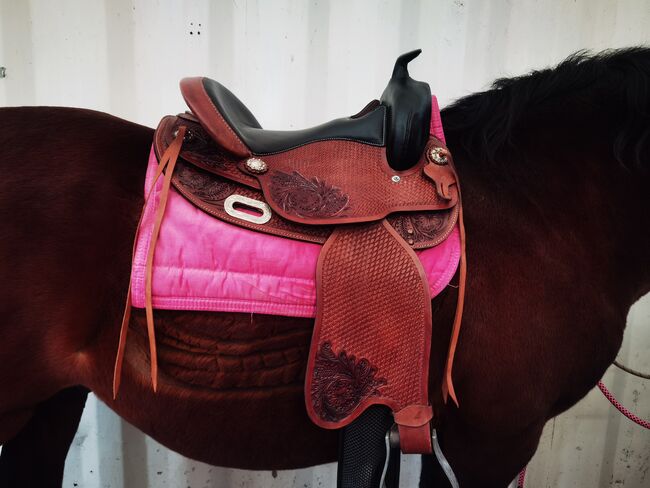 KOMPLETTSET Neuw Baumloser Westernsattel ä Deuber Silverado A&M, A&M Zuni , Jana Volkmann Volkmann, Saddles, Lage, Lippe, Image 13