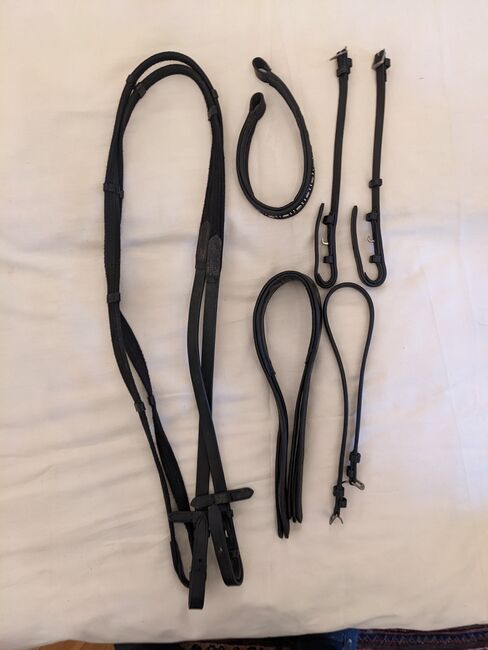 Komplettes Zaumzeug, Leder, schwarz, Nick U., Bridles & Headstalls, Wien